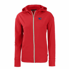 Washington Commanders Cutter & Buck Women's Daybreak Eco Recycled Full-Zip Hoodie Red