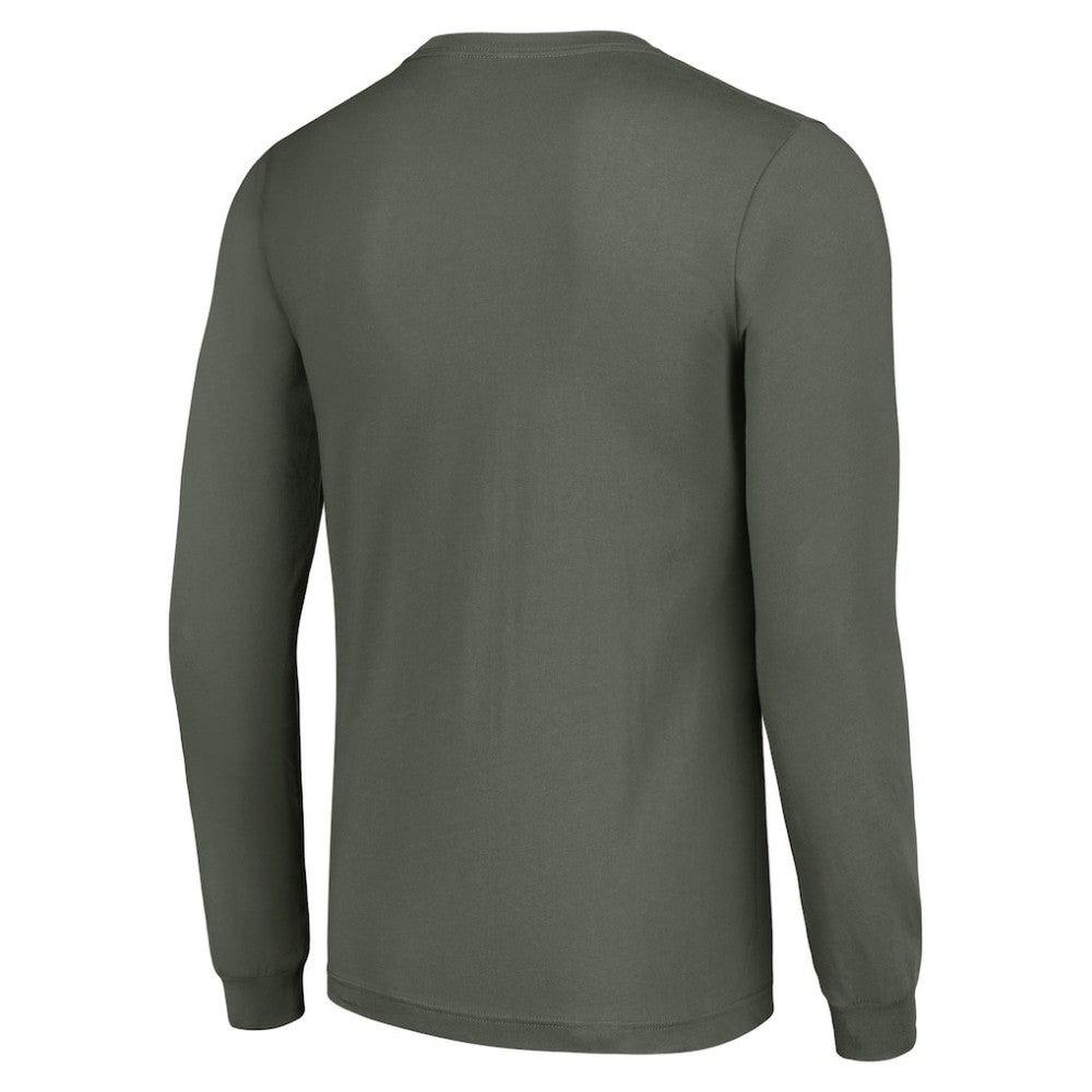 NHL New Jersey Devils Starter Retro Graphic Long Sleeve Crew T-Shirt - Green
