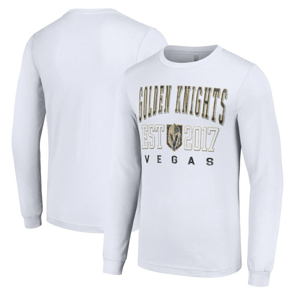 NHL Vegas Golden Knights Starter Logo Graphic Long Sleeve T-Shirt - White
