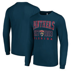 NHL Florida Panthers Starter Logo Graphic Long Sleeve T-Shirt - Navy