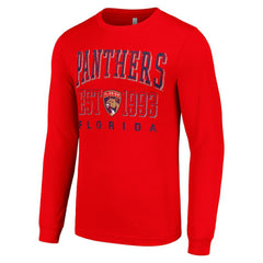 NHL Florida Panthers Starter Logo Graphic Long Sleeve T-Shirt - Red
