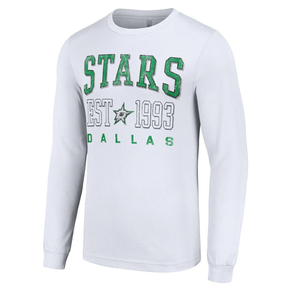 NHL Dallas Stars Starter Logo Graphic Long Sleeve T-Shirt - White
