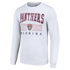 NHL Florida Panthers Starter Logo Graphic Long Sleeve T-Shirt - White