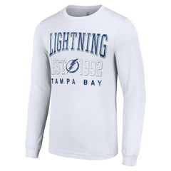 NHL Tampa Bay Lightning Starter Logo Graphic Long Sleeve T-Shirt - White