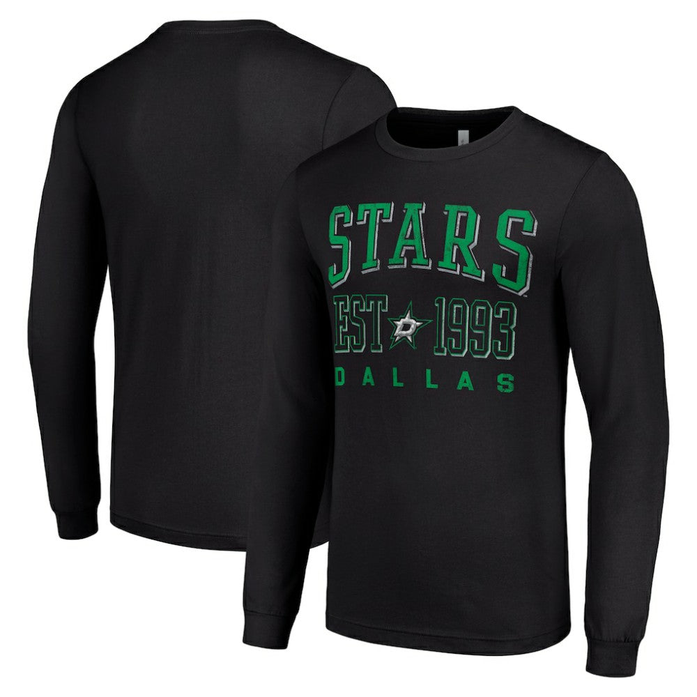 NHL Dallas Stars Starter Logo Graphic Long Sleeve T-Shirt - Black