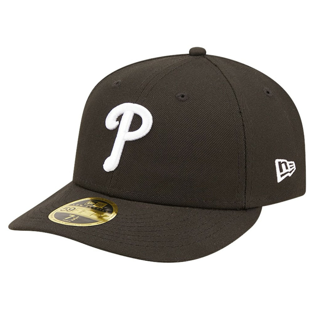 Philadelphia Phillies New Era Low Profile 59FIFTY Fitted Hat - Black Hats