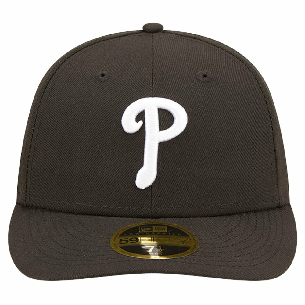 Philadelphia Phillies New Era Low Profile 59FIFTY Fitted Hat - Black Hats