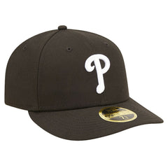 Philadelphia Phillies New Era Low Profile 59FIFTY Fitted Hat - Black Hats
