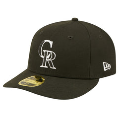 Colorado Rockies New Era Low Profile 59FIFTY Fitted Hat - Black Hats
