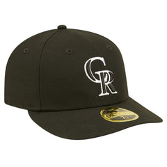 Colorado Rockies New Era Low Profile 59FIFTY Fitted Hat - Black Hats