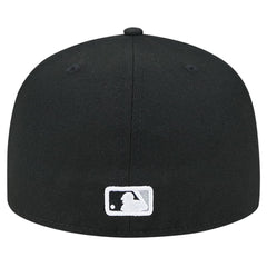 New York Yankees New Era Checkered Undervisor 59FIFTY Fitted Hat - Black Hats
