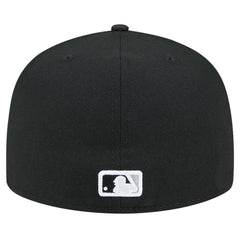 Chicago White Sox New Era Checkered Undervisor 59FIFTY Fitted Hat - Black Hats
