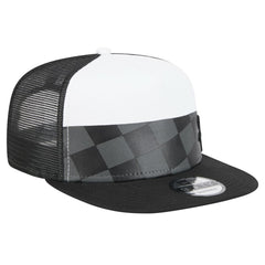Chicago White Sox New Era Checkmate Trucker 9FIFTY Snapback Hat - Black Hats
