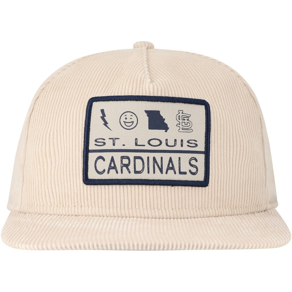 St. Louis Cardinals New Era Summer Essential Golfer Snapback Hat - Khaki Hats