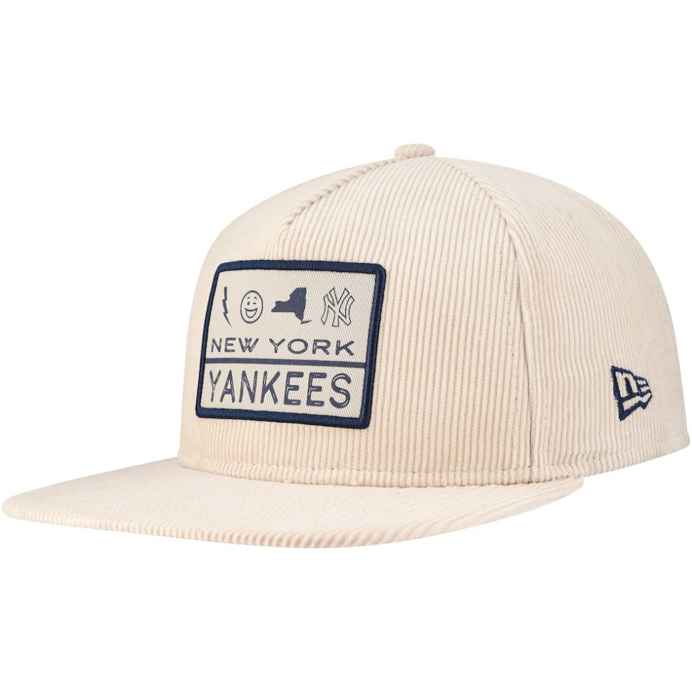 New York Yankees New Era Summer Essential Golfer Snapback Hat - Khaki Hats
