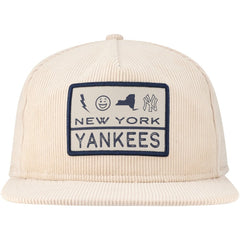 New York Yankees New Era Summer Essential Golfer Snapback Hat - Khaki Hats