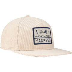 New York Yankees New Era Summer Essential Golfer Snapback Hat - Khaki Hats