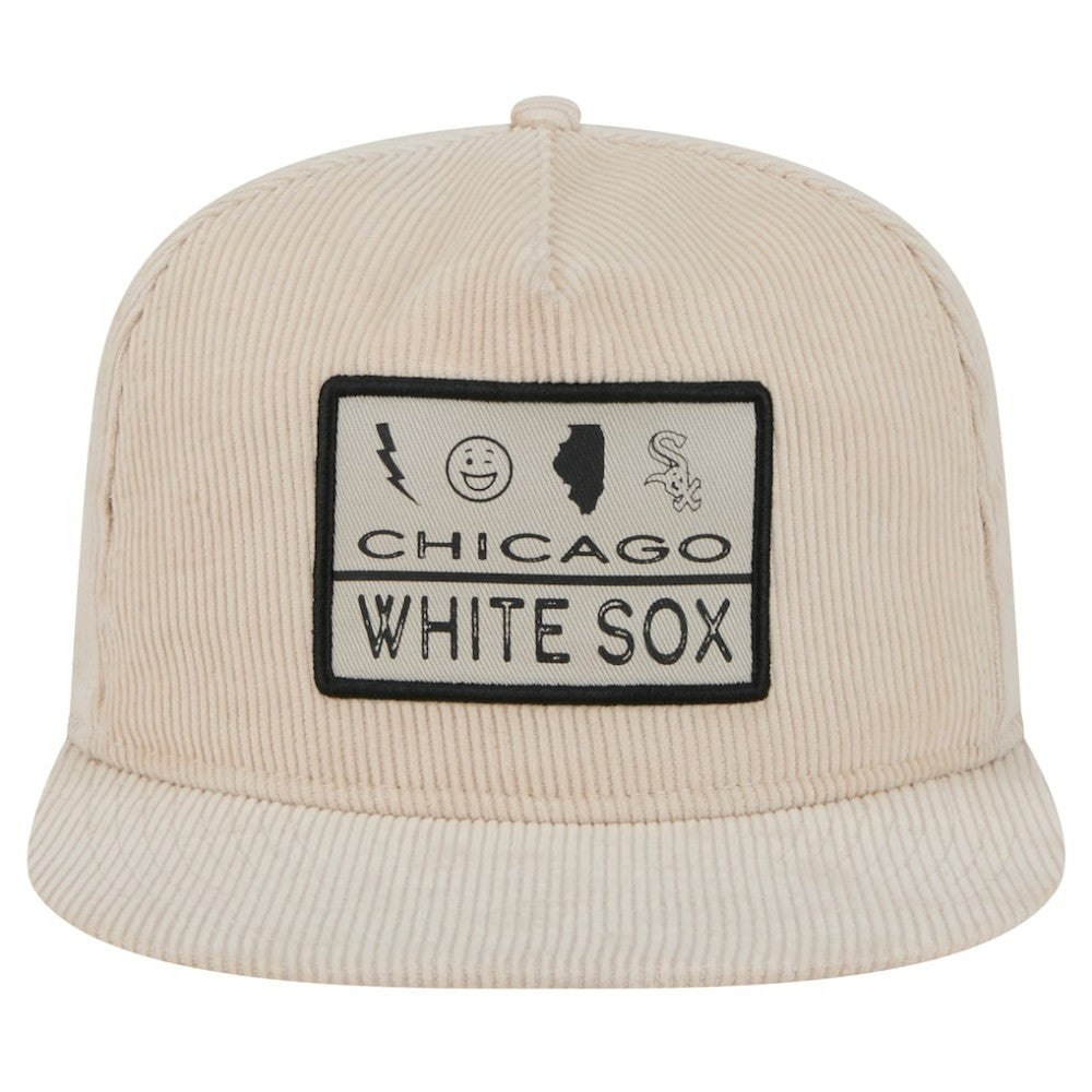 Chicago White Sox New Era Summer Essential Golfer Snapback Hat - Khaki Hats