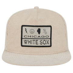 Chicago White Sox New Era Summer Essential Golfer Snapback Hat - Khaki Hats