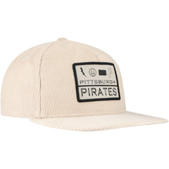 Pittsburgh Pirates New Era Summer Essential Golfer Snapback Hat - Khaki Hats