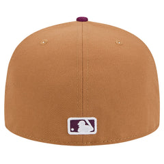 Los Angeles Dodgers New Era Two-Tone Color Pack 59FIFTY Fitted Hat - Brown/Purple Hats