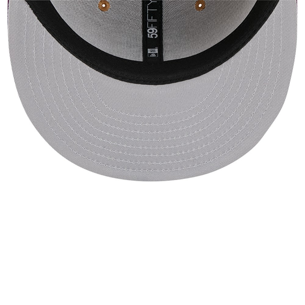 Los Angeles Dodgers New Era Two-Tone Color Pack 59FIFTY Fitted Hat - Brown/Purple Hats