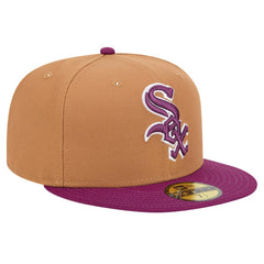 Chicago White Sox New Era Two-Tone Color Pack 59FIFTY Fitted Hat - Brown/Purple Hats