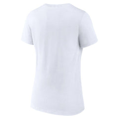 NHL Philadelphia Flyers Fanatics Women's 2024 NHL Stadium Series Logo V-Neck T-shirt - White