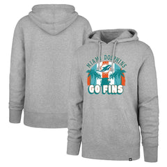 Miami Dolphins '47 Regional Headline Pullover Hoodie Gray