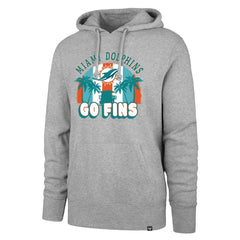 Miami Dolphins '47 Regional Headline Pullover Hoodie Gray