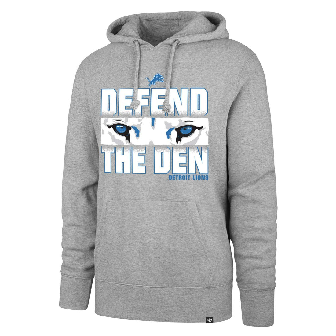 Detroit Lions '47 Regional Headline Pullover Hoodie Gray