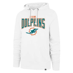 Miami Dolphins '47 Elements Arch Headline Pullover Hoodie White