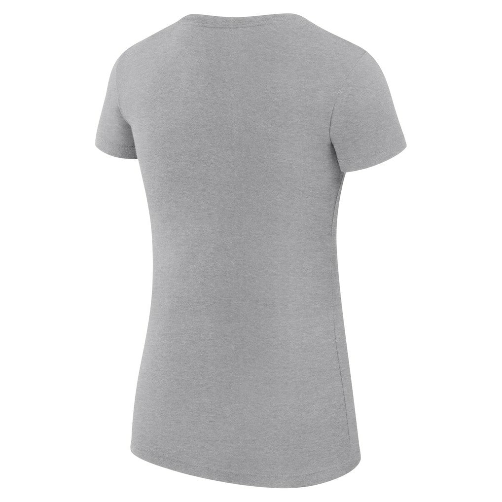 Golden State Warriors G-III 4Her by Carl Banks Women's Super-Slim Fit Lightweight Large City Logo T-Shirt Heather Gray