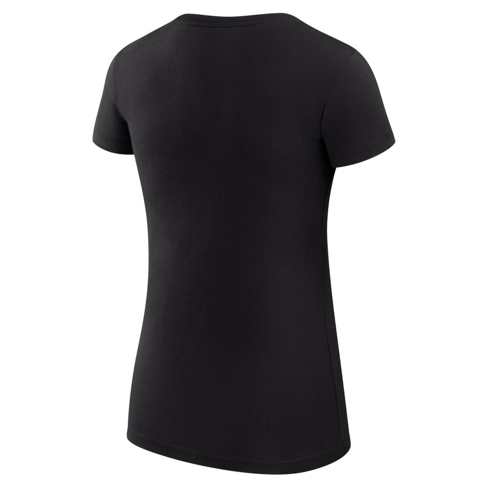 Portland Trail Blazers G-III 4Her by Carl Banks Women's Super-Slim Fit Lightweight Large City Logo T-Shirt Black