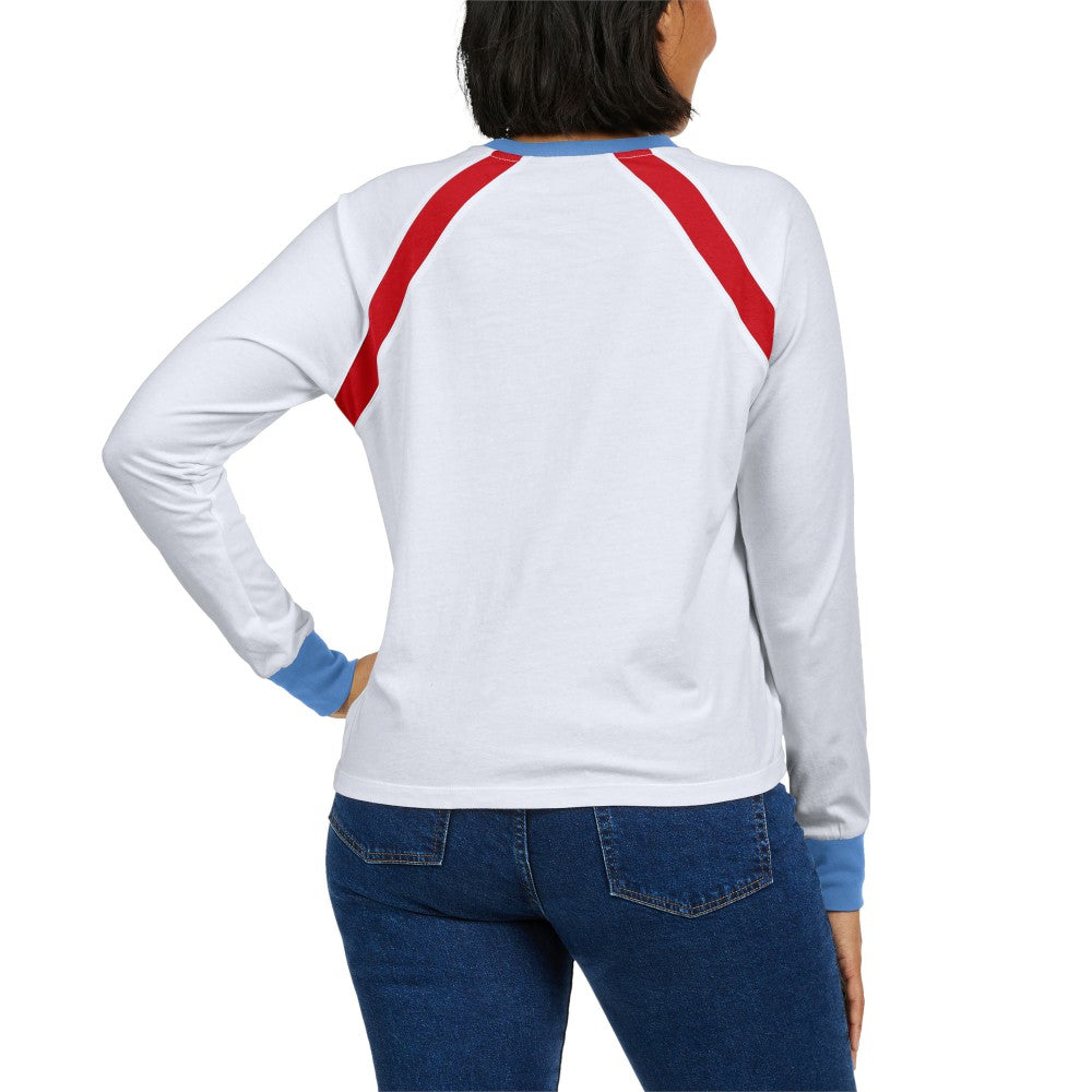 St. Louis Cardinals WEAR by Erin Andrews Women's Raglan Long Sleeve T-Shirt - White T-shirts