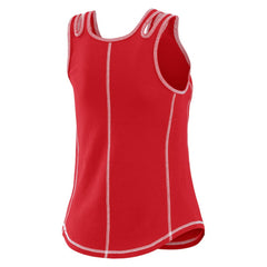 Atlanta Braves WEAR by Erin Andrews Women's Contrast Stitch Tank Top - Red Tanks