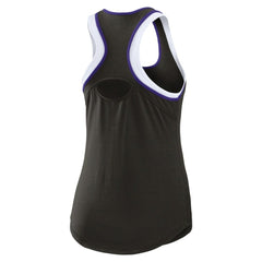 Colorado Rockies WEAR by Erin Andrews Women's Colorblock Racerback Tank Top - Black Tanks