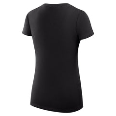 Oklahoma City Thunder G-III 4Her by Carl Banks Women's Super-Slim Fit Lightweight Large City Logo V-Neck T-Shirt Black