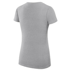 Golden State Warriors G-III 4Her by Carl Banks Women's Super-Slim Fit Lightweight Large City Logo V-Neck T-Shirt Heather Gray