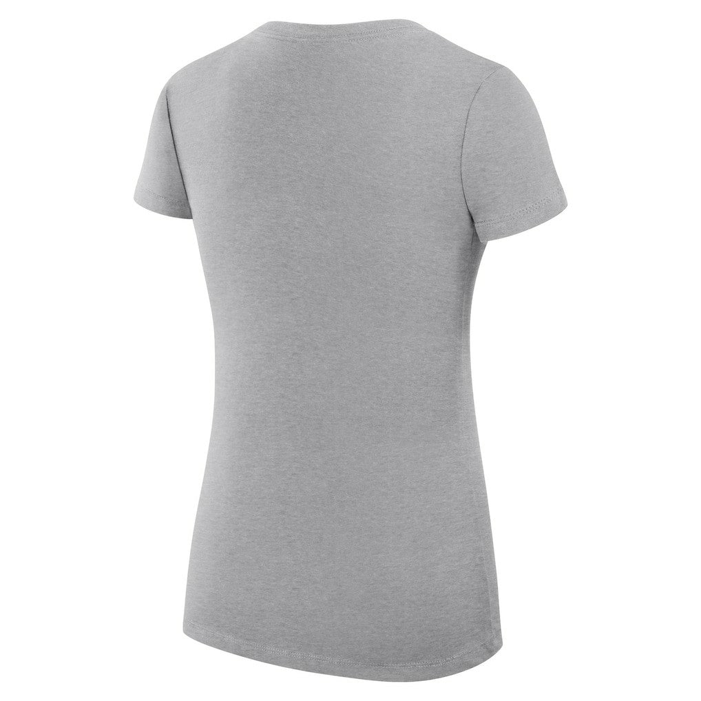 Indiana Pacers G-III 4Her by Carl Banks Women's Super-Slim Fit Lightweight Large City Logo V-Neck T-Shirt Heather Gray