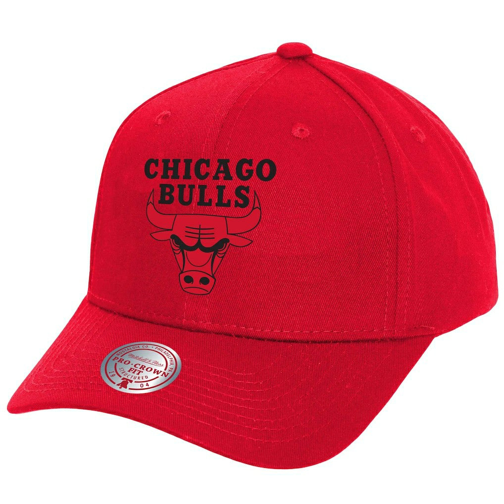 Chicago Bulls Fire Red Pro Crown Snapback Hat Red