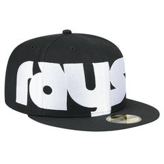 Tampa Bay Rays New Era Checkered Undervisor 59FIFTY Fitted Hat - Black Hats