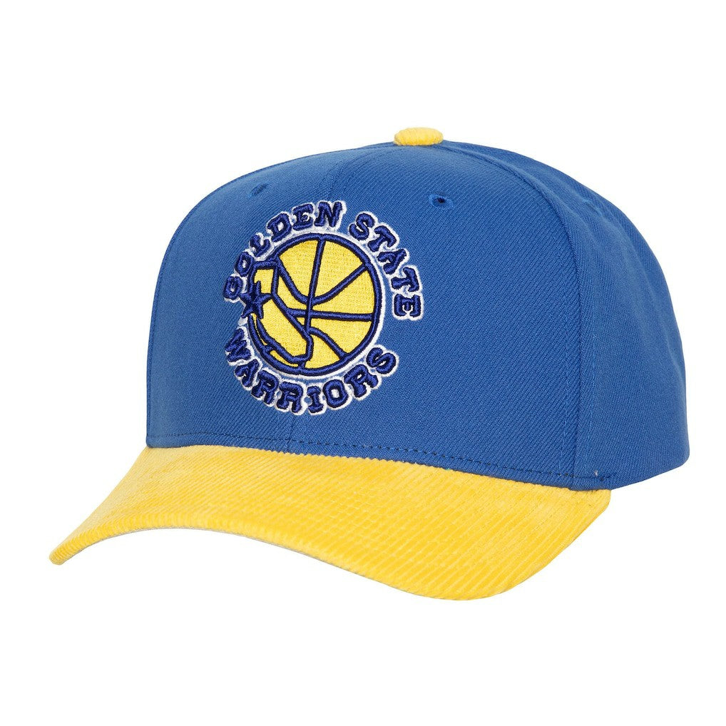 Golden State Warriors Corduroy Pro Crown Adjustable Hat Royal