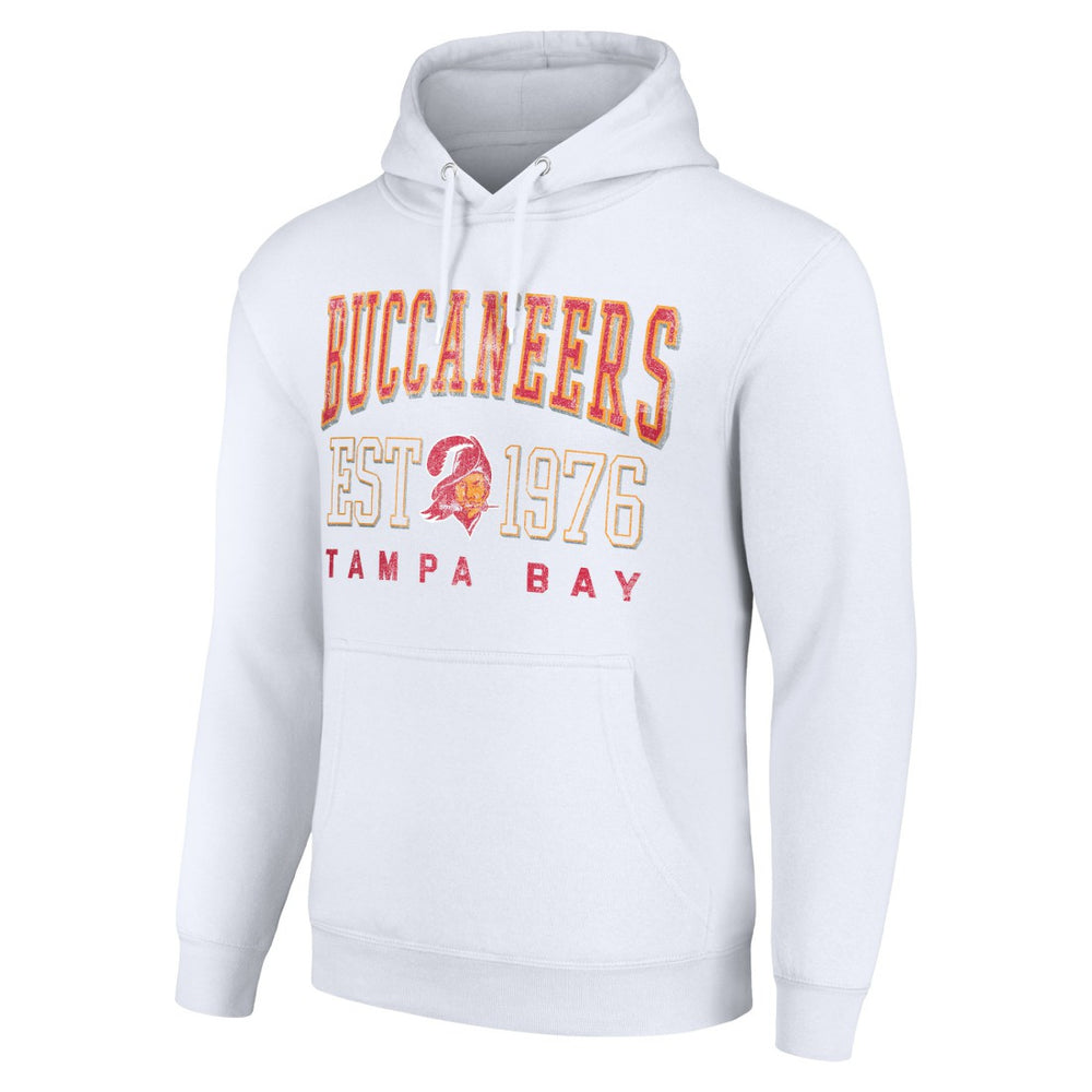 Tampa Bay Buccaneers Starter Unisex Throwback Logo Pullover Hoodie White