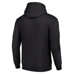 Atlanta Falcons Starter Unisex Throwback Logo Pullover Hoodie Black