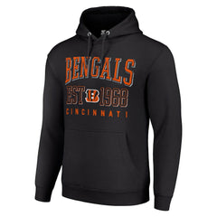 Cincinnati Bengals Starter Unisex Throwback Logo Pullover Hoodie Black