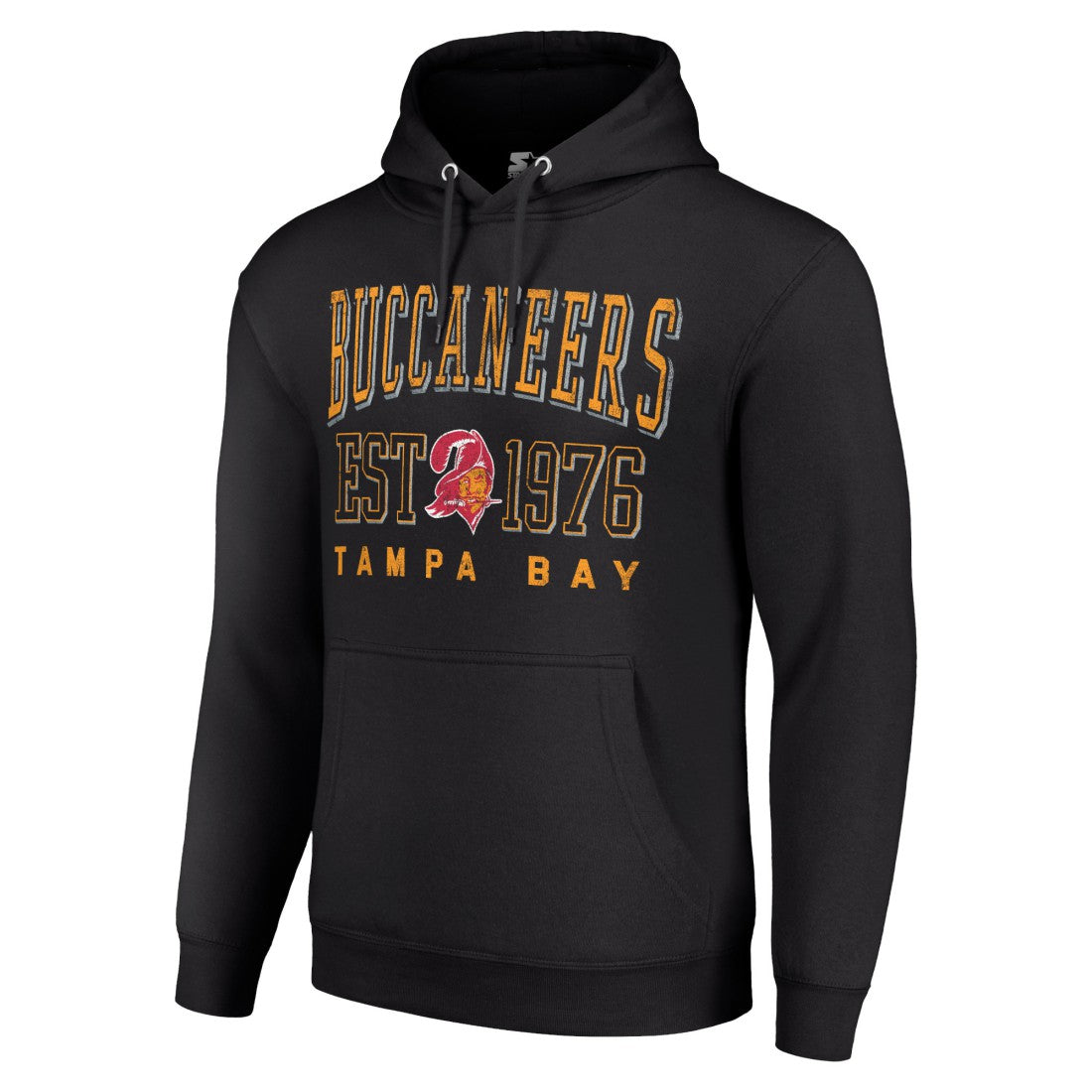 Tampa Bay Buccaneers Starter Unisex Throwback Logo Pullover Hoodie Black