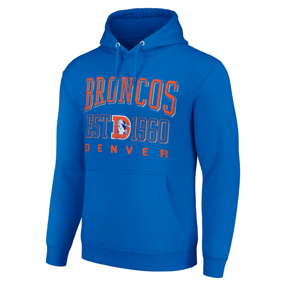 Denver Broncos Starter Unisex Throwback Logo Pullover Hoodie Royal