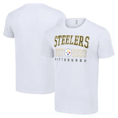 Pittsburgh Steelers Starter Throwback Logo T-Shirt White