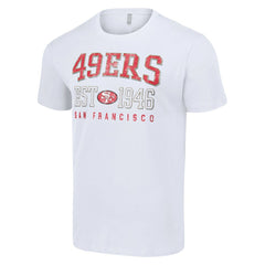 San Francisco 49ers Starter Throwback Logo T-Shirt White